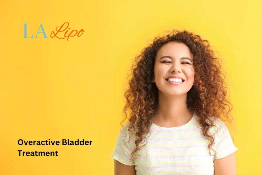 woman smiling about overactive bladder treatment Ilkeston solutions